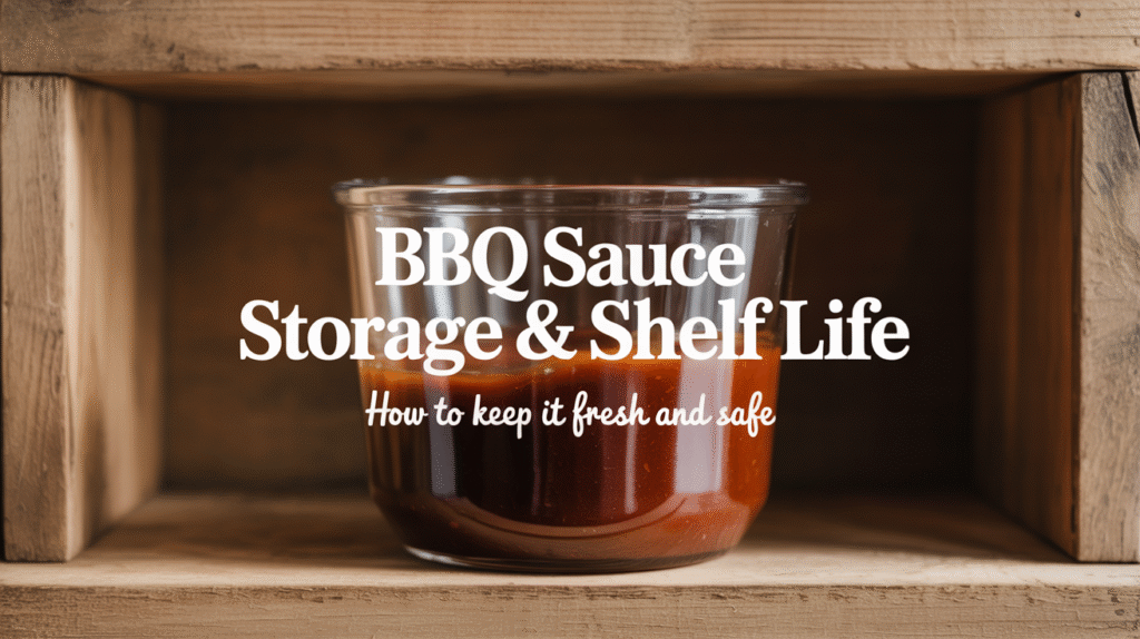 BBQ Sauce Storage & Shelf Life - How to Keep It Fresh and Safe