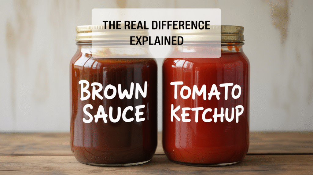 Brown Sauce vs Tomato Ketchup - The Real Difference Explained