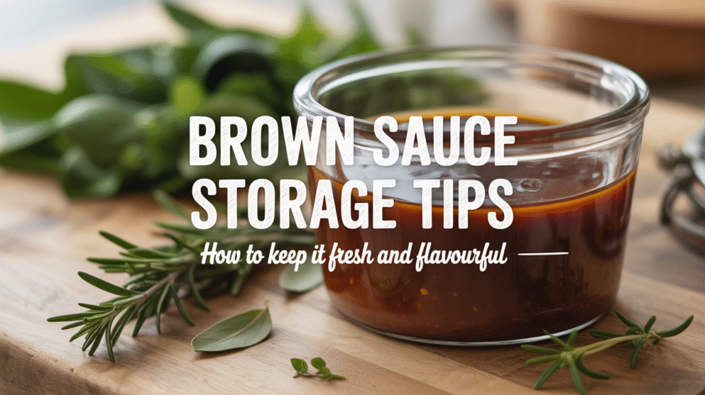 Brown Sauce Storage Tips - How to Keep It Fresh and Flavourful
