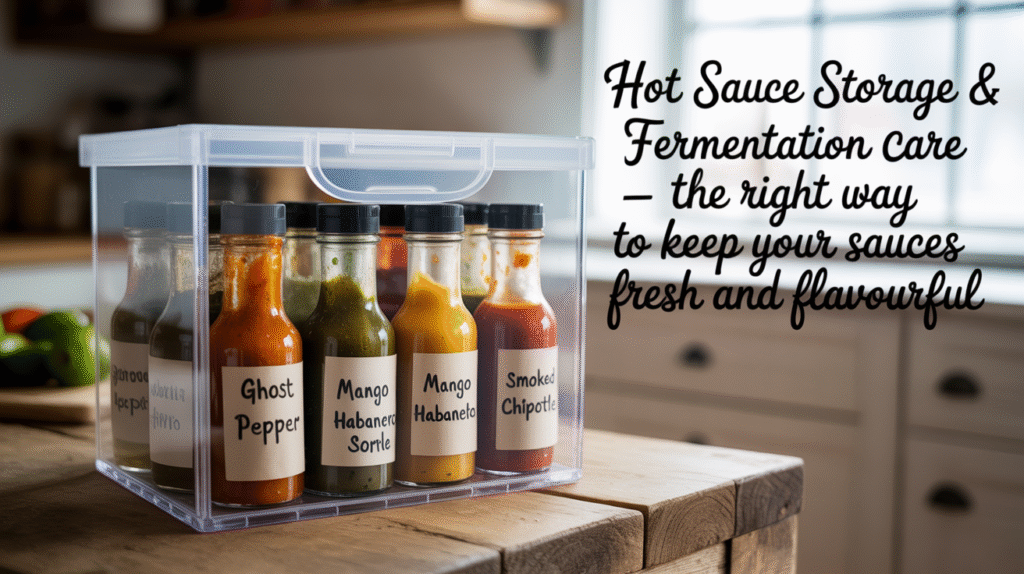 Hot Sauce Storage & Fermentation Care - The Right Way to Keep Your Sauces Fresh and Flavourful
