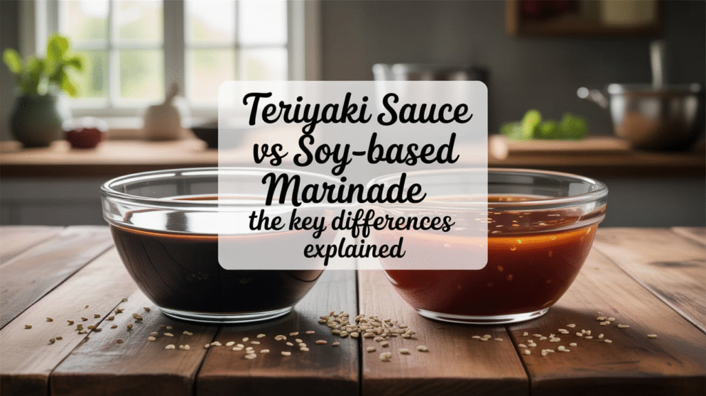 Teriyaki Sauce vs Soy-Based Marinade - The Key Differences Explained