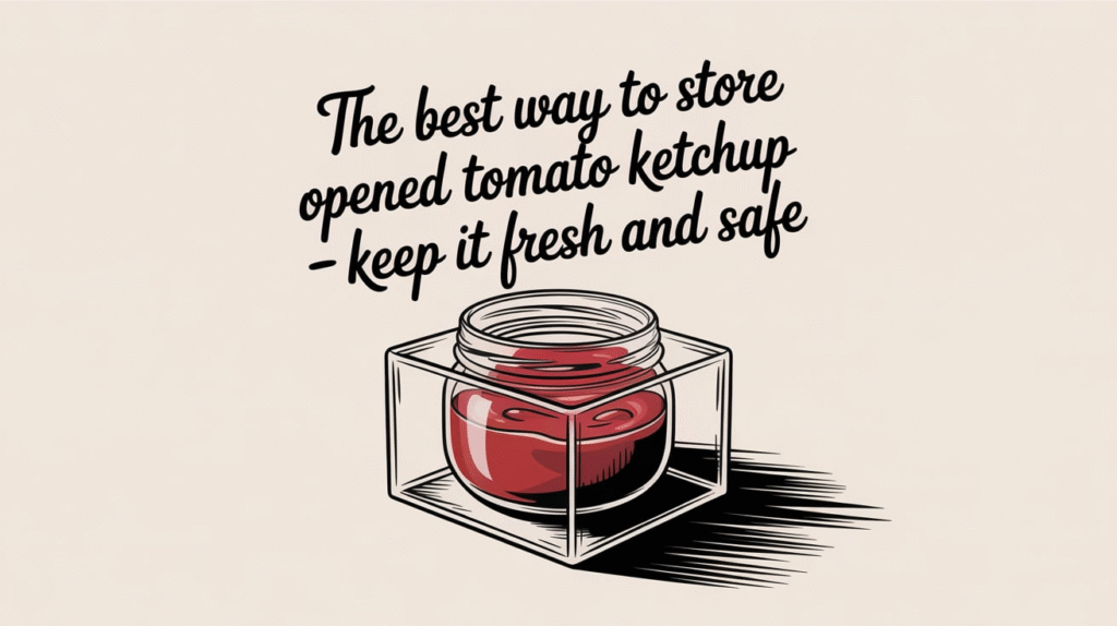 The Best Way to Store Opened Tomato Ketchup - Keep It Fresh and Safe
