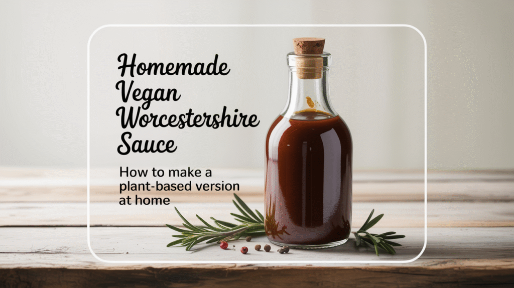 Homemade Vegan Worcestershire Sauce - How to Make a Plant-Based Version at Home