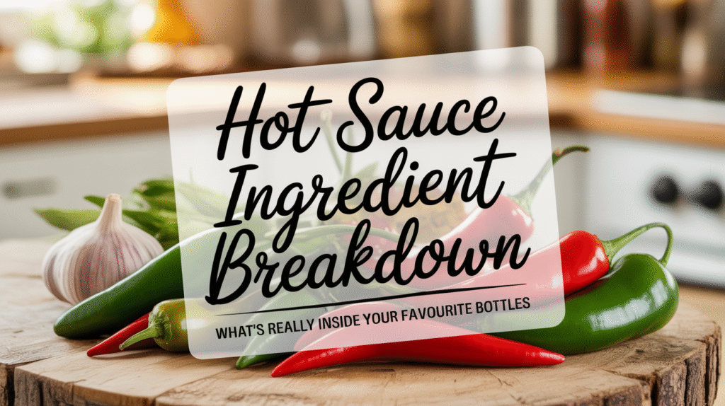 Hot Sauce Ingredient Breakdown - What’s Really Inside Your Favourite Bottles