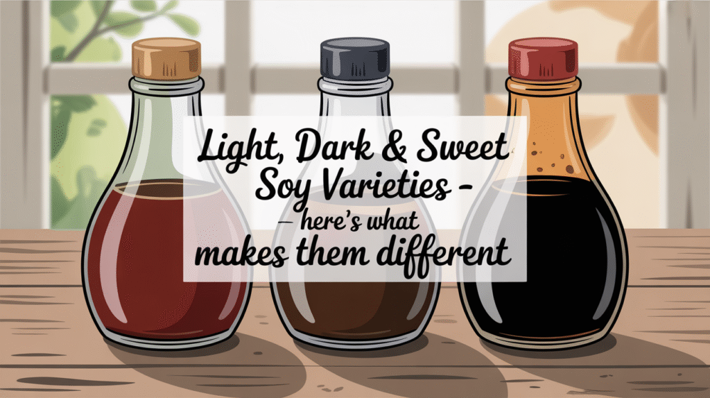 Light, Dark & Sweet Soy Varieties - Here’s What Makes Them Different