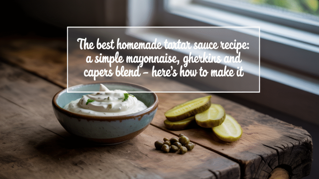 The Best Homemade Tartar Sauce Recipe: A Simple Mayonnaise, Gherkins and Capers Blend - Here’s How to Make It