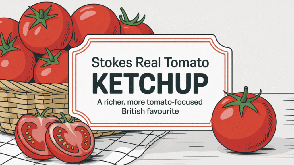 Stokes Real Tomato Ketchup - A Richer, More Tomato-Focused British Favourite