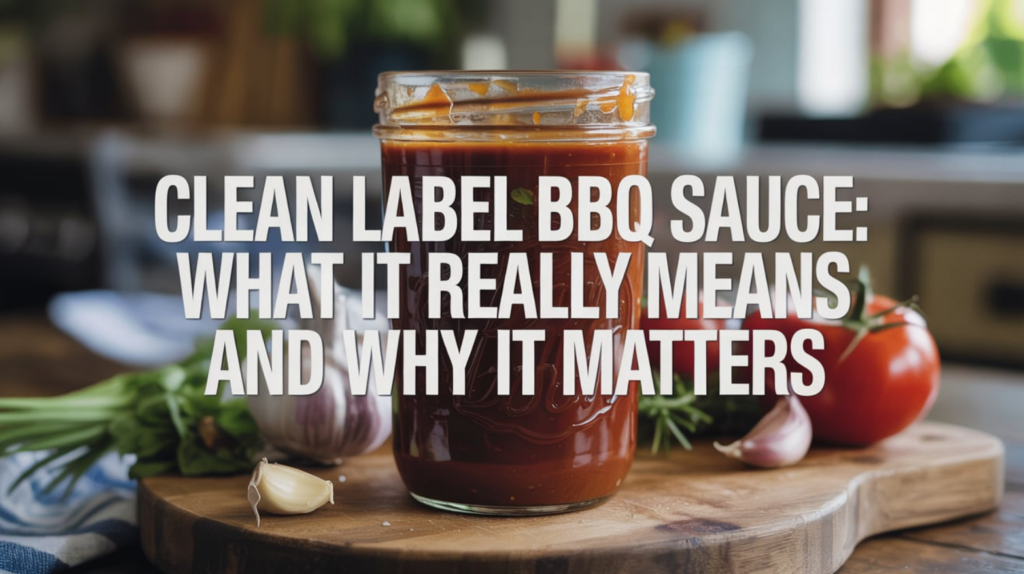 Clean Label BBQ Sauce: What It Really Means and Why It Matters